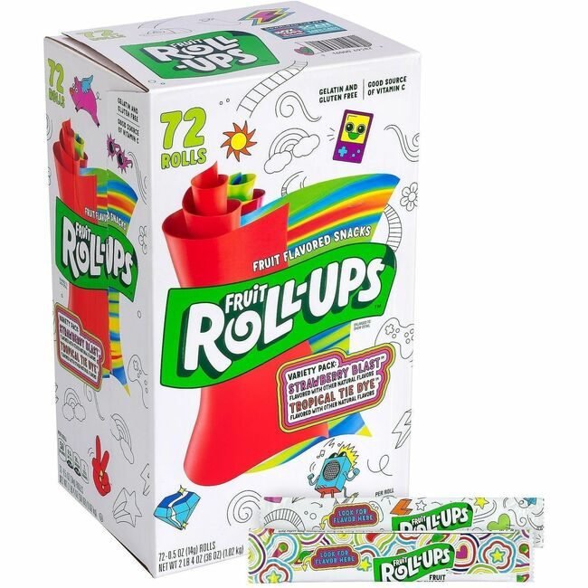 Food Frt Rollups 72 Count GRR22001037