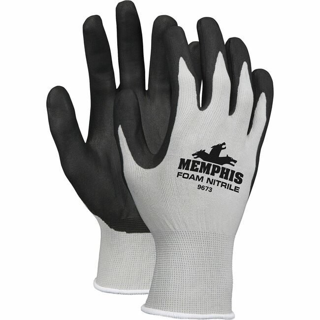 MCR Safety Gloves Supported Nitri Foam MCS9673S