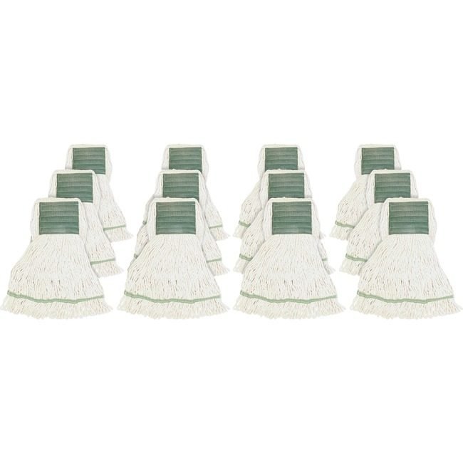 Genuine Joe Mop Medium Rayon Cotton White GJOMWH5BCT