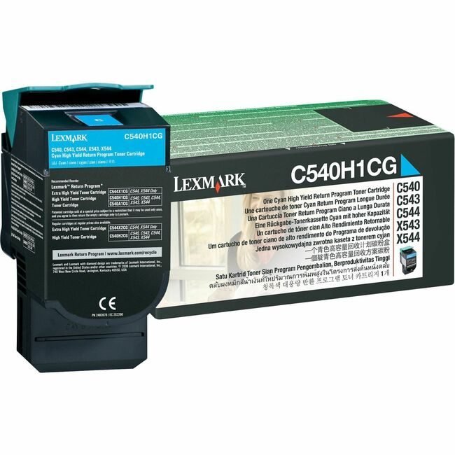 Lexmark International Crtdg Prt Return Hy Cyn LEXC540H1CG