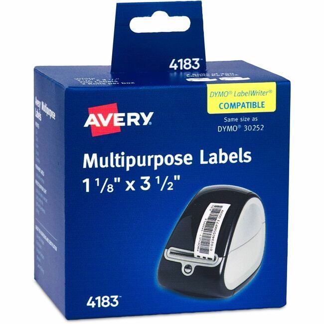 Avery Products Corporation Label Therm Add White 700BX AVE04183