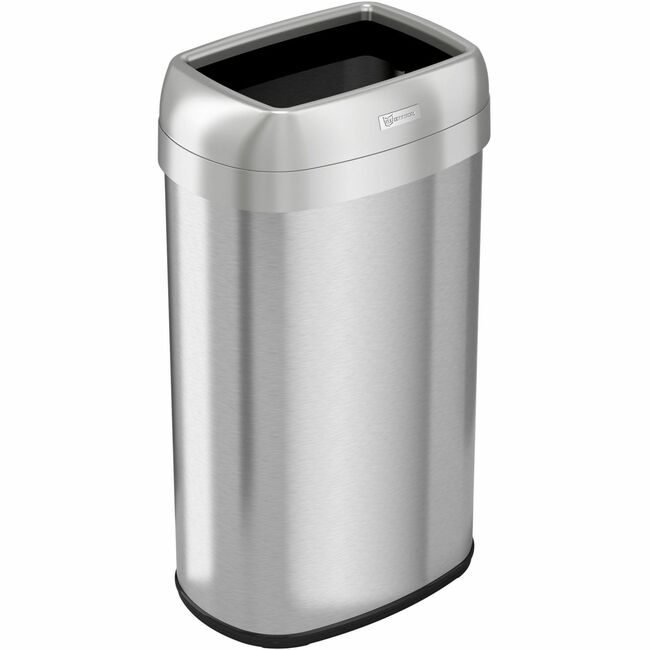 HLS Commercial Trashcan Opentop Stainless HLCHLS16STV
