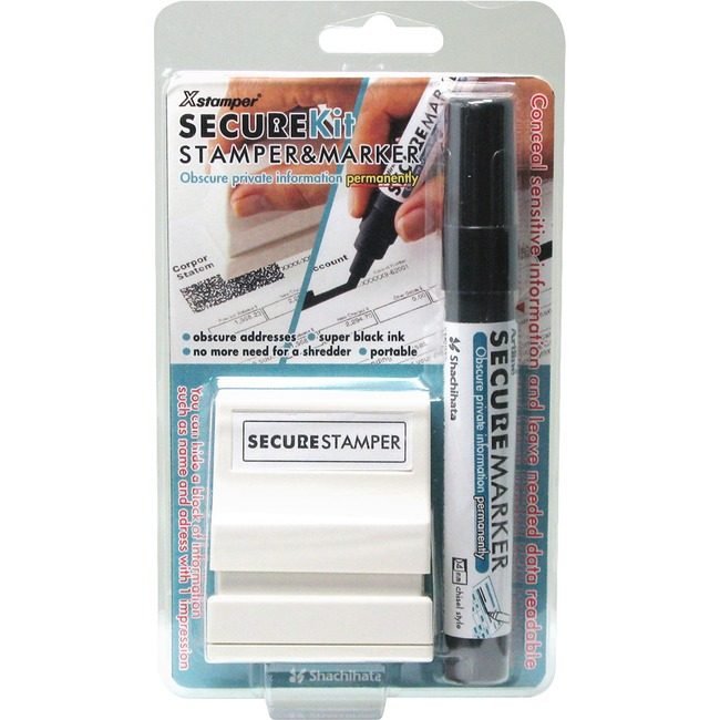 Xstamper Kit Stamp Secure Privacy Small XST35302