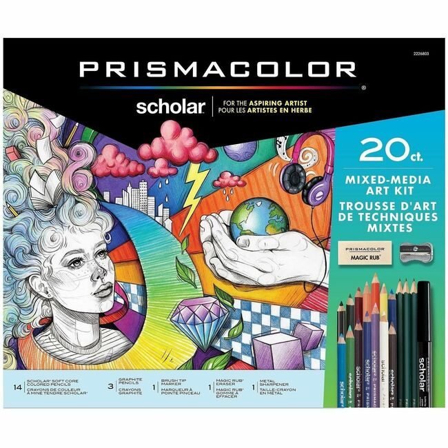 Sharpie / Expo / Prismacolor / Sanford Pencil Scholar Mixed 20 Count SAN2226803
