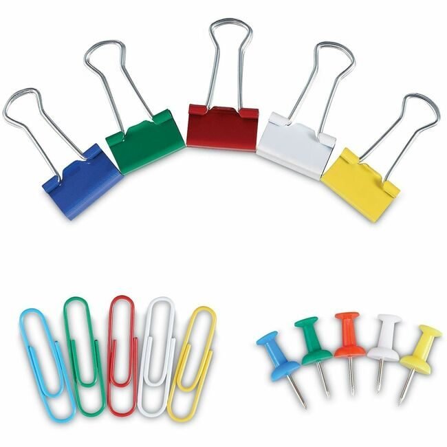 Universal Office Products Kit Clips Pin Paper Bindr UNV31203