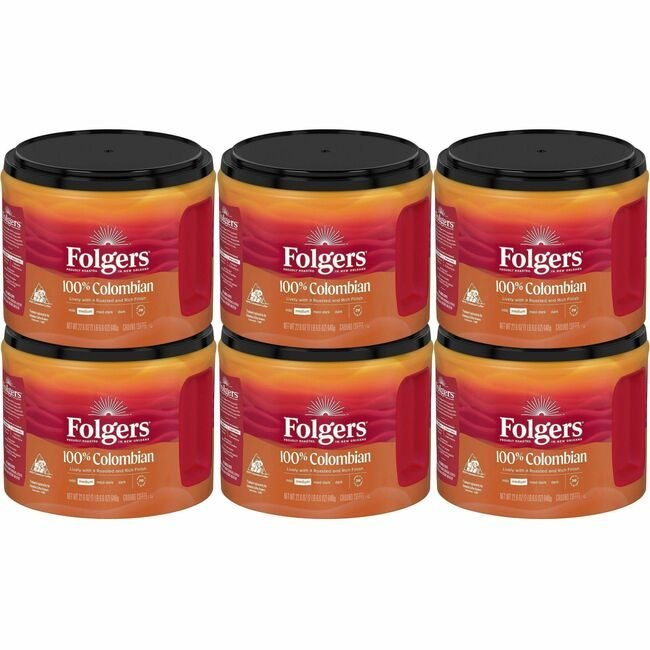 The J.M. Smucker Company Folgers Coffee Col Can 22.6OZ FOL30445CT