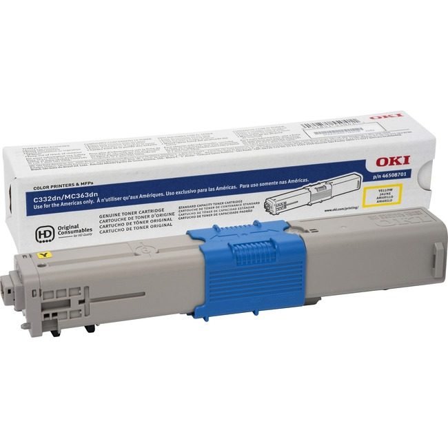 OKI Data Toner C332/MC363 3K YELLOW OKI46508701