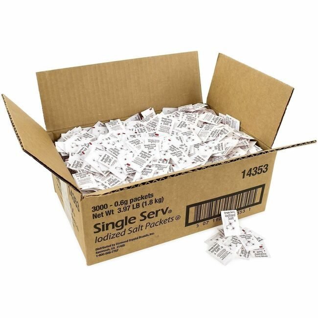 Food Salt Pckt 3000 Count GRR20900355