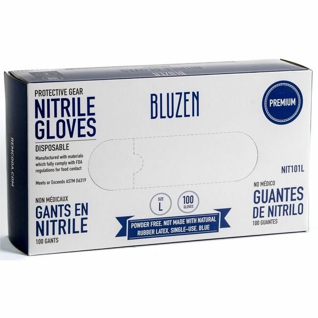 Remcoda LLC BluTable Gloves Nit Dispenser Bl Large RMLNIT101LCT