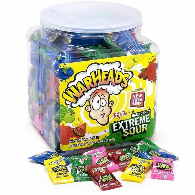 Candy Warheads Sr 240 Count GRR22002140